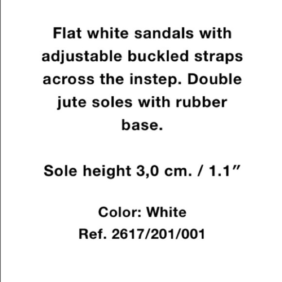 Zara White Leather Buckled Slides - Picture 5 of 5